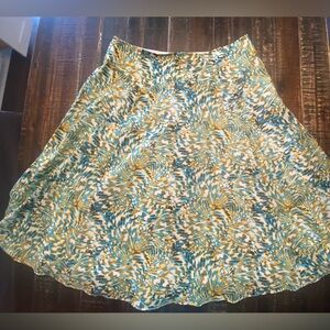 Beautiful Jones Wear Patterned flare skirt size 10
